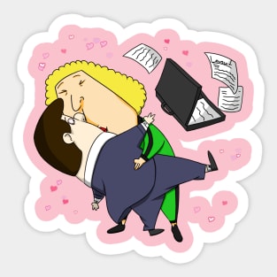 Valentines Day Kiss Sticker